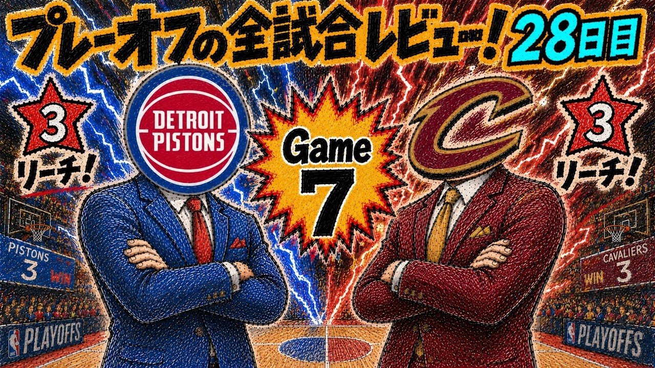 【28日目 5/18】26年NBAプレーオフ全試合レビュー!