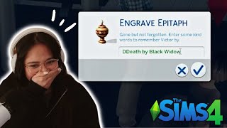 this challenge was harder than I thought | black widow | ep.2 | sims 4