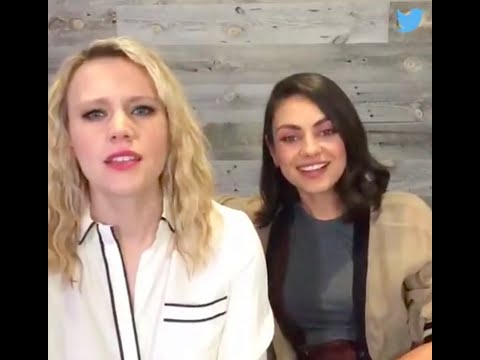 Mila Kunis and Kate Mckinnon – Twitter Live Q&A – 2018