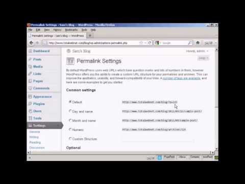 WordPress Permalink Structure