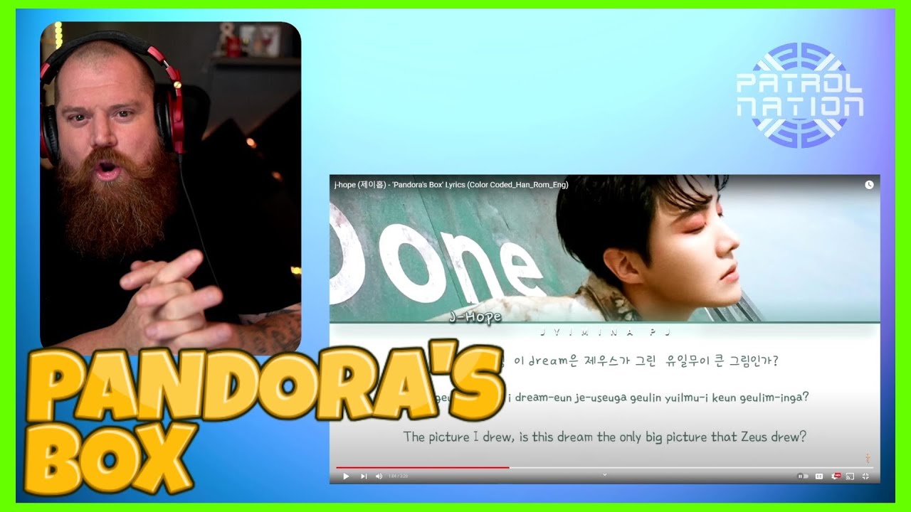 JHOPE Pandora's Box (Lyrics) Reaction YouTube