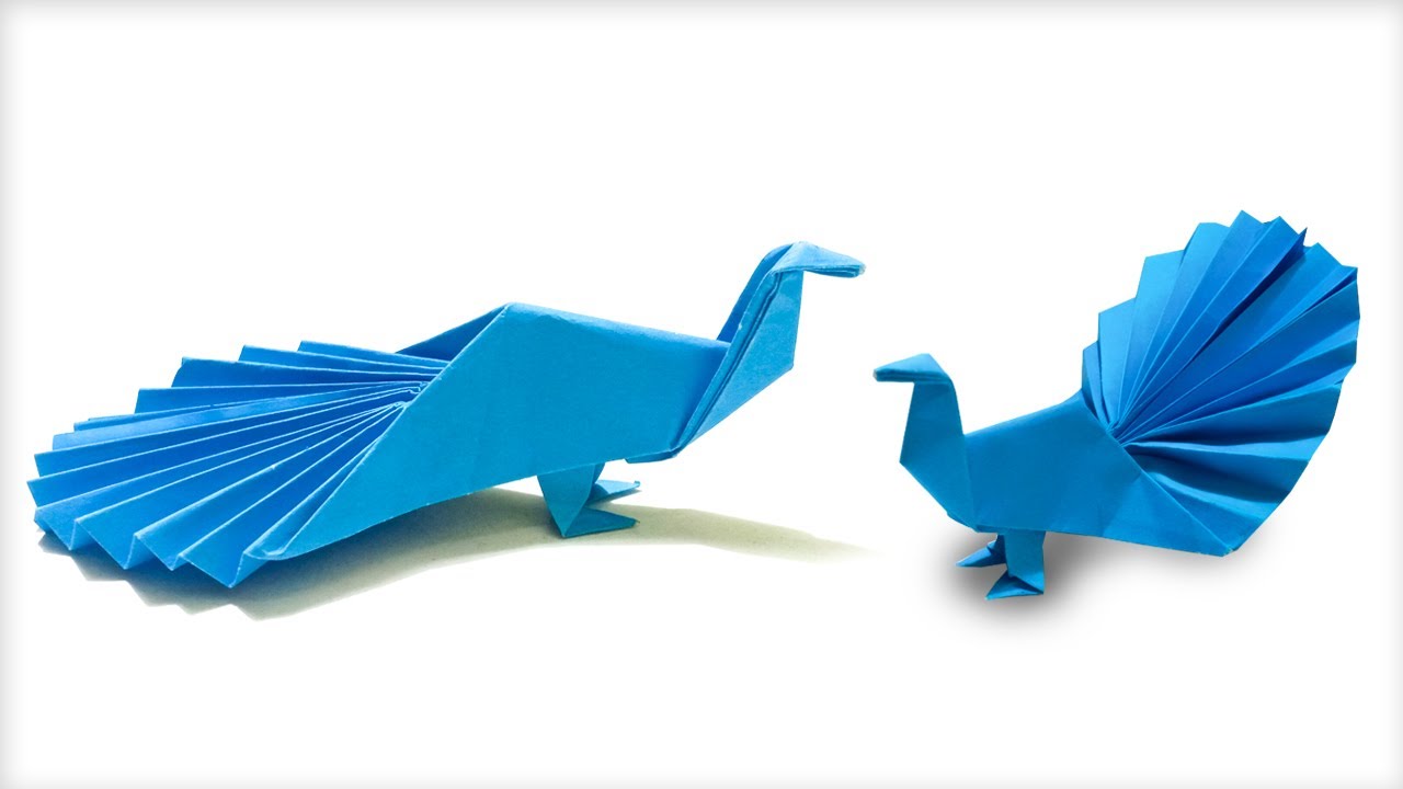 Origami Peacock Paper Folding Step by Step HBF art & craft YouTube