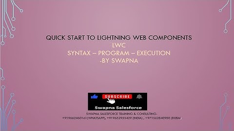Implement First Lightning Web Component | Step by Step LWC Training | Visualforce Vs Aura Vs LWC