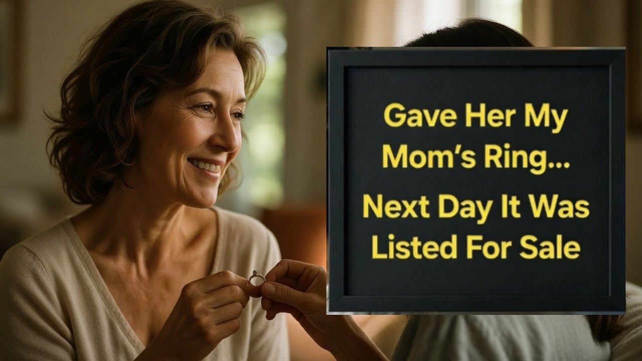 I Gave Her My Mom's Ring... Next Day It Was Listed For Sale! 😧😔