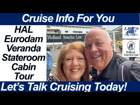 Video: Holland America Eurodam Cruise Ship Verandah Cabin
