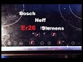 Поверхня Bosch, Neff, Siemens error 26. Ремонт електричної поверхні Bosch, Neff, Siemens Er26