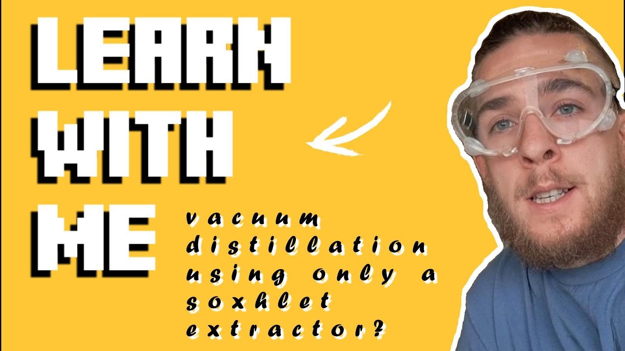 Soxhlet Extraction - how to use a soxhlet extractor for vacuum distillation