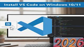 How to install Visual Studio Code on Windows 10/11 {2026} VS Code Complete Guide How To Use Vscode Hex Editor Easy Guide 2026