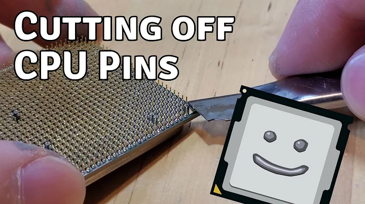 What happens if you cut off a CPU's pins? - 天天要聞