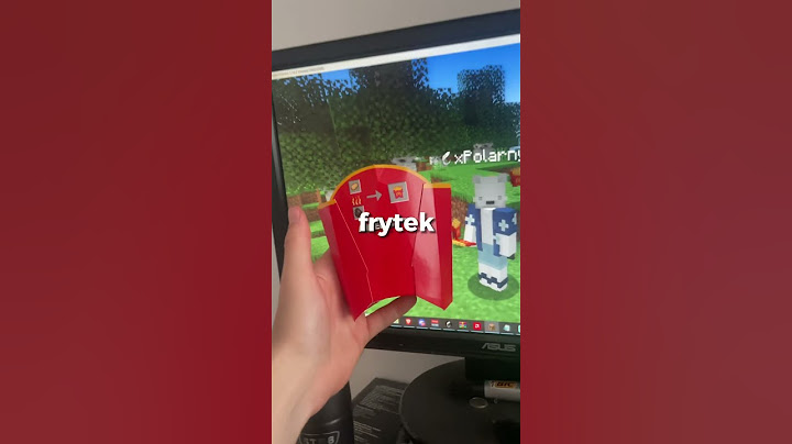 JAK SCRAFTOEWAŁEM FRYTKI Z MCDONALD #minecraft