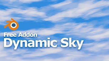 How to add sky in Blender with free addon Dynamic Sky for Cycles
