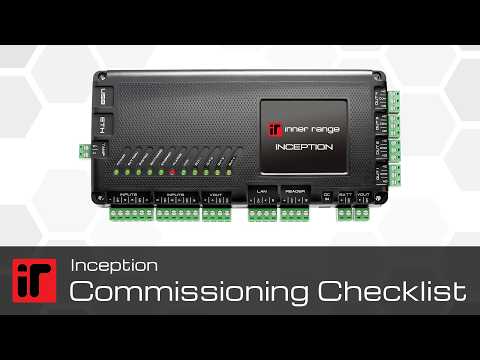 Commission with Confidence: The Inception Commissioning Checklist