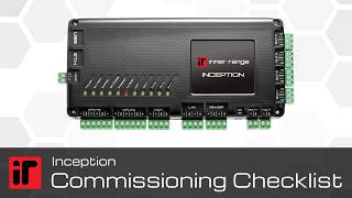 Commission with Confidence: The Inception Commissioning Checklist