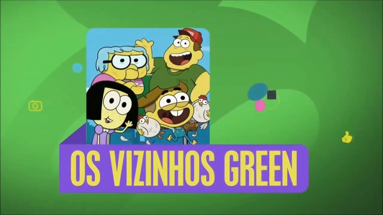 Disney Channel Latin America Heidi and Brazil Os Vizinhos Green Bumpers (2017 and 2018)