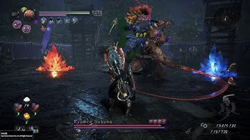 Nioh 2 Grapple attack (Axe)