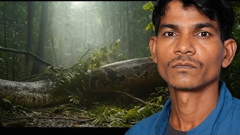 A Girl Alone Surviving In The Forest | A Giant Python Appears in the Ancient Forest