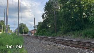 ALP-45DP (4533) Pulls NJT PVL #1627 Under Route 304 & Destroy's Pearl River With Its K5LA - 8/12