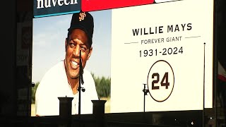 Giants fans remember all-time great Willie Mays