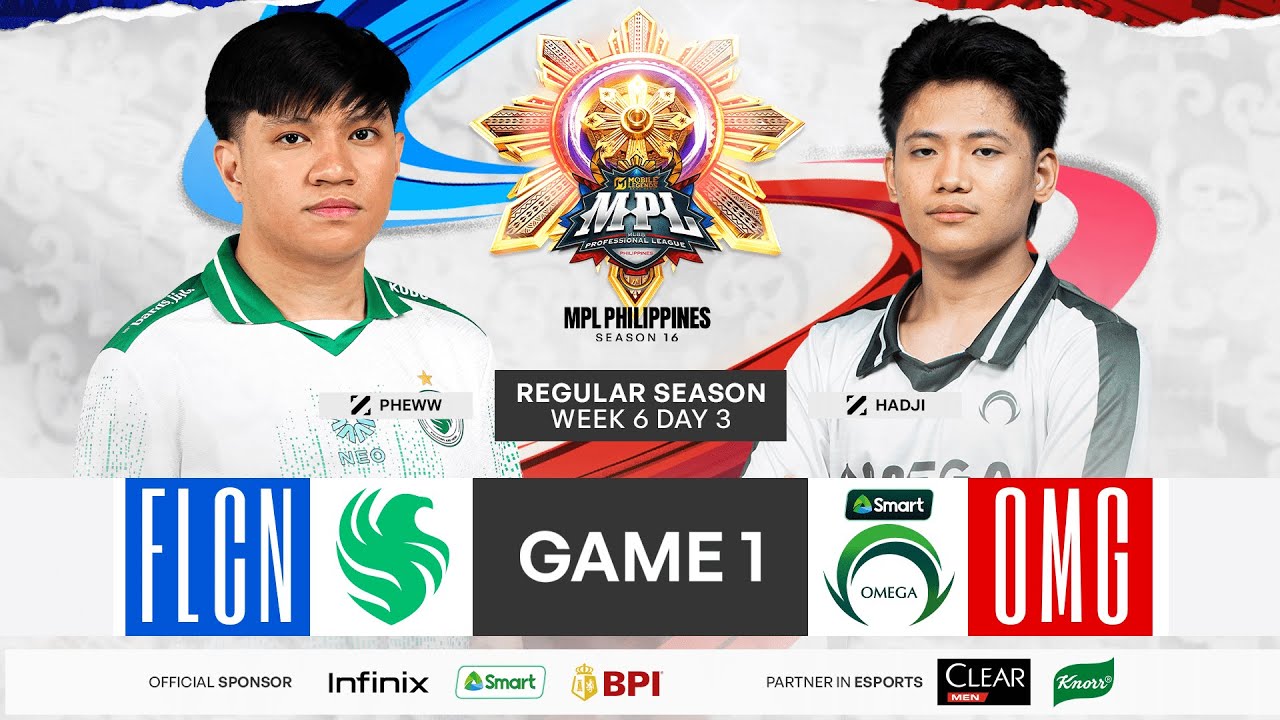 MPL PH S16 - W6D3 - FLCN VS OMG ИГРА 1