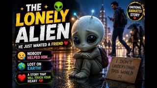 The Lonely Alien 👽💔 | Heartwarming AI Animated Story