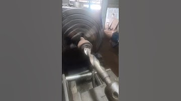 workpiece drilling (make bushings) #lathe #shortvideo #latheoperator #shorts