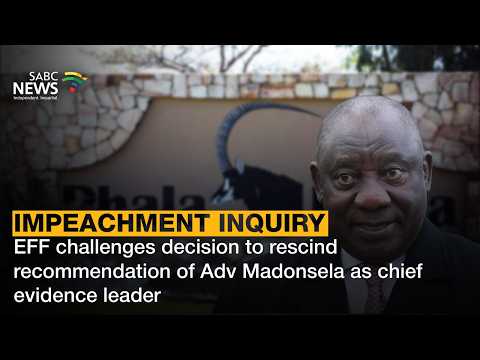 EFF challenges decision to rescind recommendation of Adv Madonsela as chief evidence leader