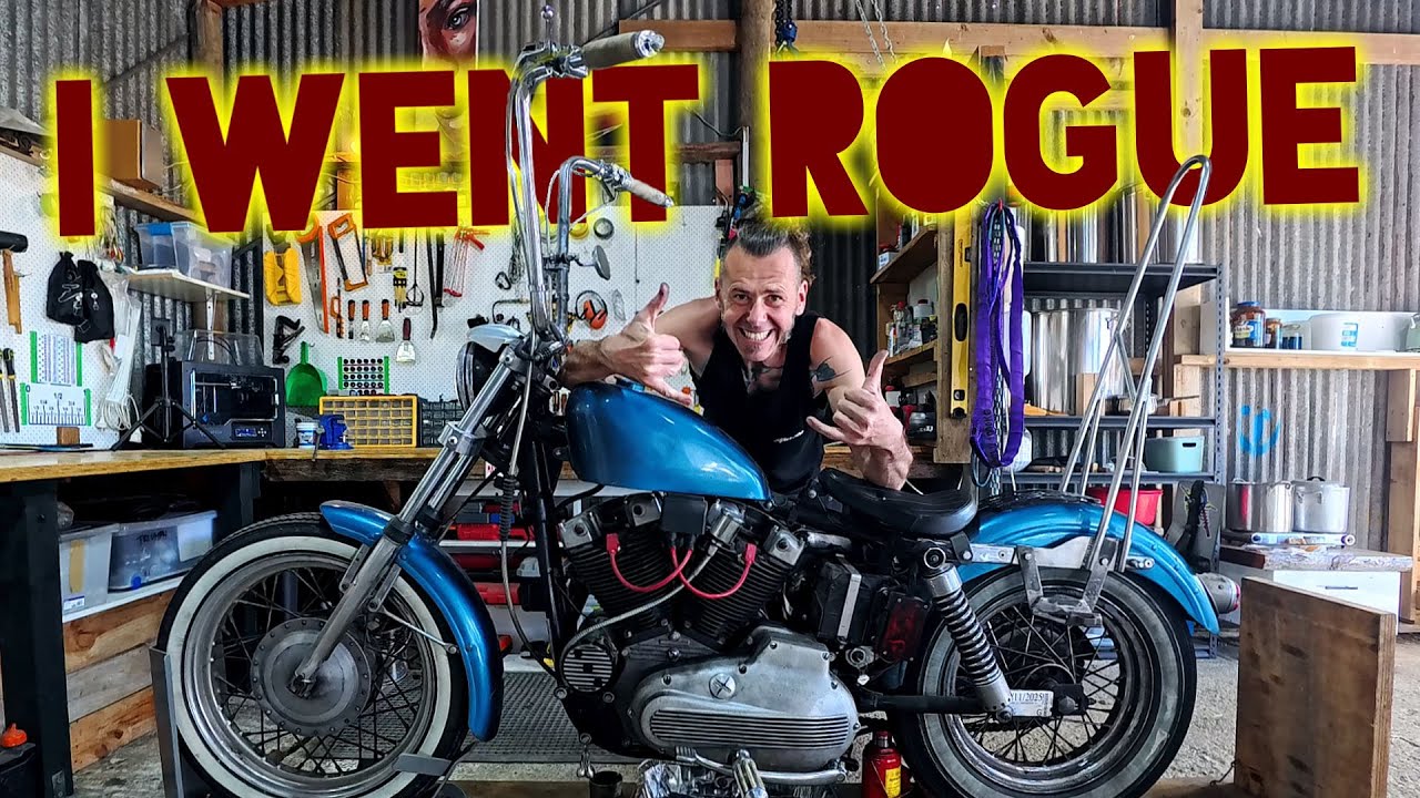 55 YEARS OLD and she's feisty, 1970 XLH 900 Harley Davidson Sportster Ironhead