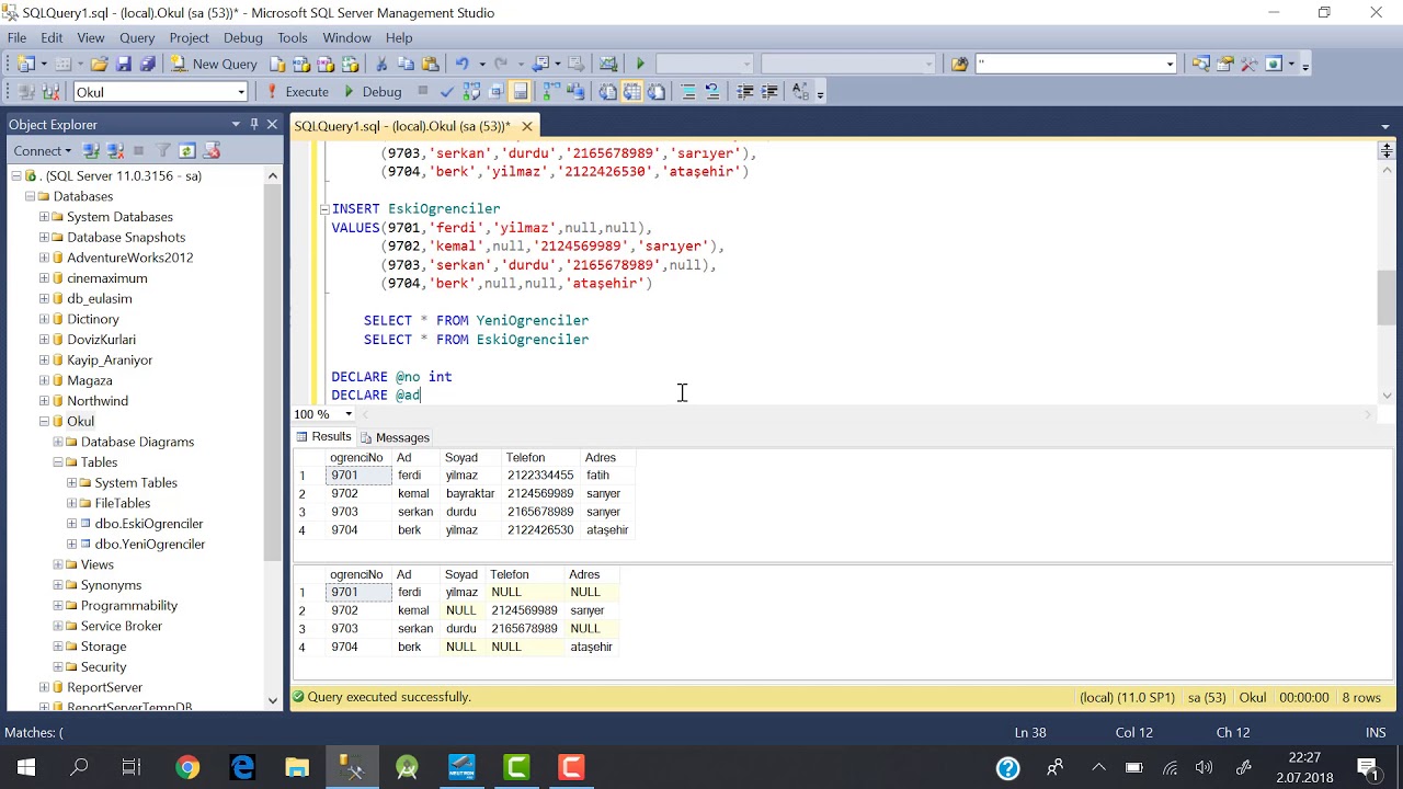 SQL Cursor Concept - YouTube
