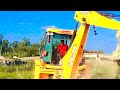 JCB3DX4x4 Eco working with Kubota tractor |John Deere 5310 | Sonalika | |Mahindra Tractor