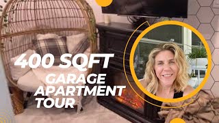 400 sqft garage apartment tour