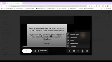 View a Video Transcript in Drive (Google Drive)