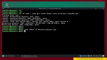 Manjaro / Arch - How To Install Yay AUR Helper On Manjaro 21.2.0 Linux