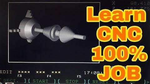 Learn CNC programming in 1 month & 100% job