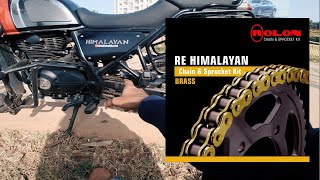 Best Chain & Sprocket For RE Himalayan? | ROLON BRASS CHAIN & SPROCKET Review by Abhishek Daniel 1,958 views 1 year ago 4 minutes, 40 seconds