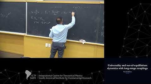 Nicolo Defenu: Universality and out-of-equilibrium dynamics with long-range... - Class 1 - Part 2