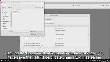 Installing the  PNPKI Root Certificates in Mozilla Firefox(English Subbed)