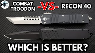 Guardian Tactical Recon 40 VS Microtech Combat Troodon  MONSTER OTF Battle!