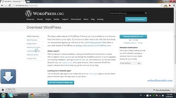 Wordpress tutorials in hindi 2 | download and install wordpress