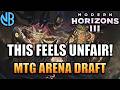 Breaking mh3 draft wide open modern horizons 3 draft  mtg arena