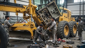 CAT Grader Wheel Tandem Rebuild | Full Seal Kit Replacement Process