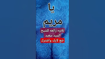 #سيد_سعيد #مصر #تلاوة_خاشعة #قرآن #اكسبلور #المصحف #لايك #تيك_توك #ترند #راحة_نفسية #دويتو #duet
