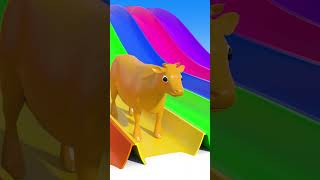 Learn Colors with Animals Cartoon for Kids & Toddlers 😂 #shorts #cartoon #shortvideo #funnyvideo