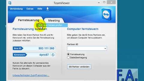 Teamviewer -- Auf neue Version prüfen