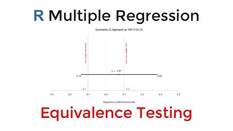 R: Equivalence Testing for Multiple Regression