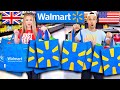 British family grocery shopping at walmart  crazy