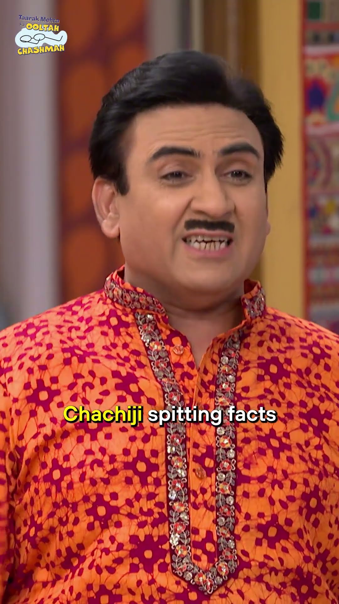 Chachaji Spitting facts!#tmkoc #funny #comedy #relatable #shorts #funnyshorts