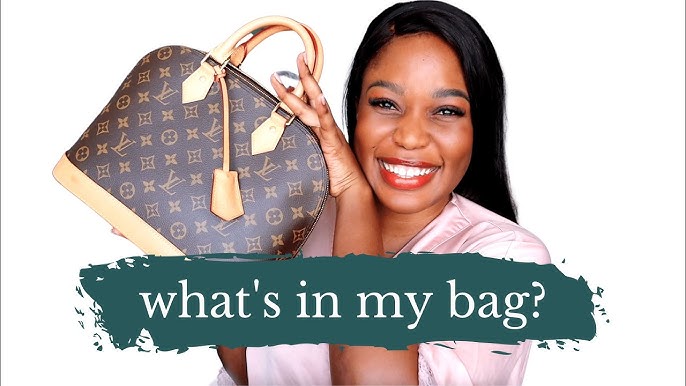LOUIS VUITTON ALMA BB - What's In My Bag With Zoomoni Bag Insert