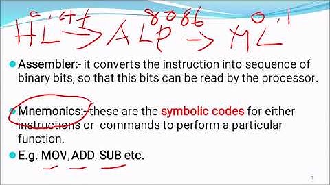 8086 instruction set  data transfer 1