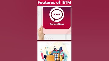 Features of #ietmsoftware Part-1 #CodeandPixels #softwaredevelopment #youtubeshorts