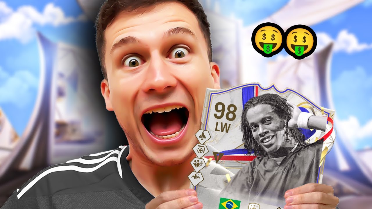 MEU DEUS!!! TIRAMOS O RONALDINHO 98 🤑🤑 FOI TOTALMENTE ALEATÓRIO!! 🤑🤑 FC 24 ULTIMATE TEAM